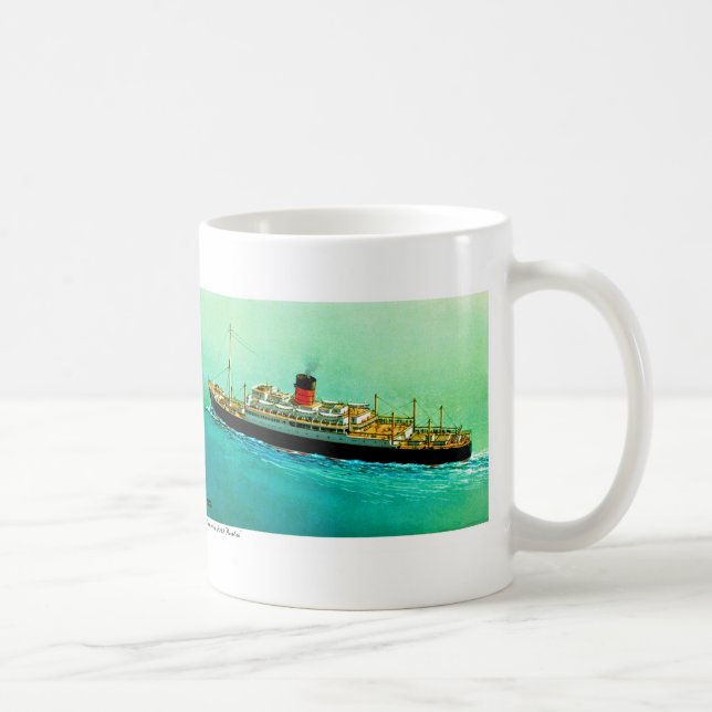 RMS Parthia Tasse (Rechts)