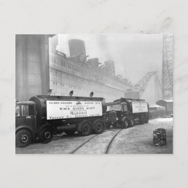 RMS Queen Mary Collection Postkarte (Vorderseite)