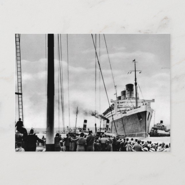 RMS Queen Mary Collection Postkarte (Vorderseite)