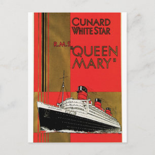 RMS Queen Mary Postkarte