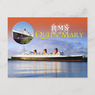 RMS Queen Mary Postkarte