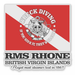 RMS Rhone (beste Wracks) Aufkleber