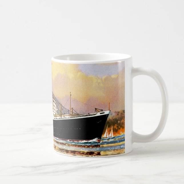 RMS Saxonia Tasse (Rechts)