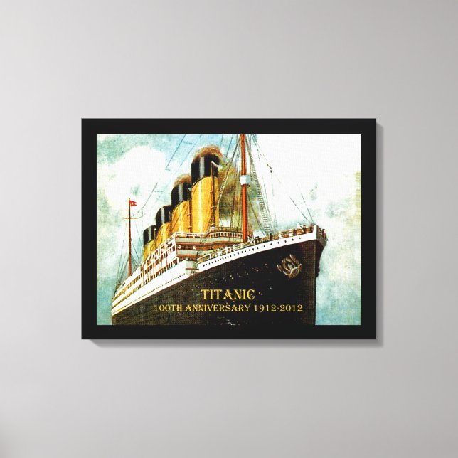RMS Titanic 100 Jahre Leinwanddruck (Vorderseite)