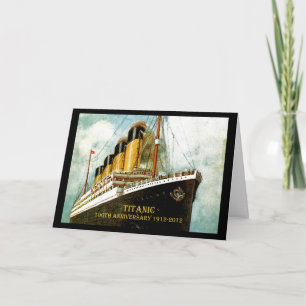 RMS Titanic 100. Jahrestag Karte
