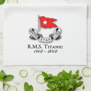 RMS Titanic 1912-2012 American MoJo Küchentuch