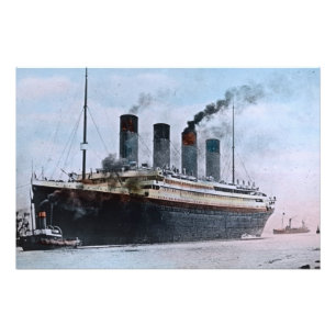 RMS Titanic Belfast Irland Vintag Fotodruck