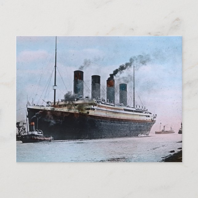 RMS Titanic Belfast Irland Vintag Postkarte (Vorderseite)