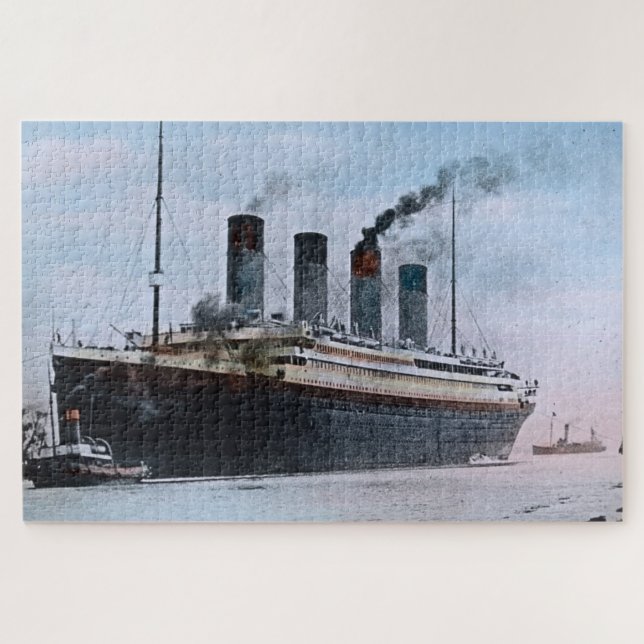 RMS Titanic Belfast Irland Vintag Puzzle (Horizontal)