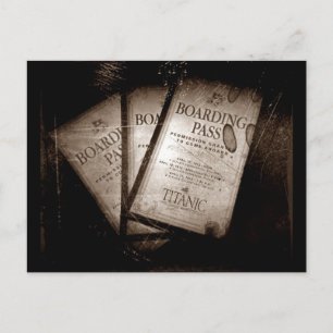 RMS Titanic Bordkarten Postkarte
