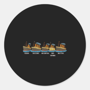 Rms Titanic Britannic Poseidon Carpathia Famous Sh Runder Aufkleber