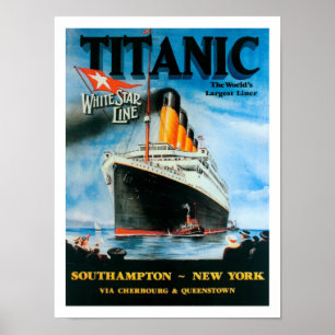 RMS Titanic - das größte Liner-Jahrhundert der Wel Poster