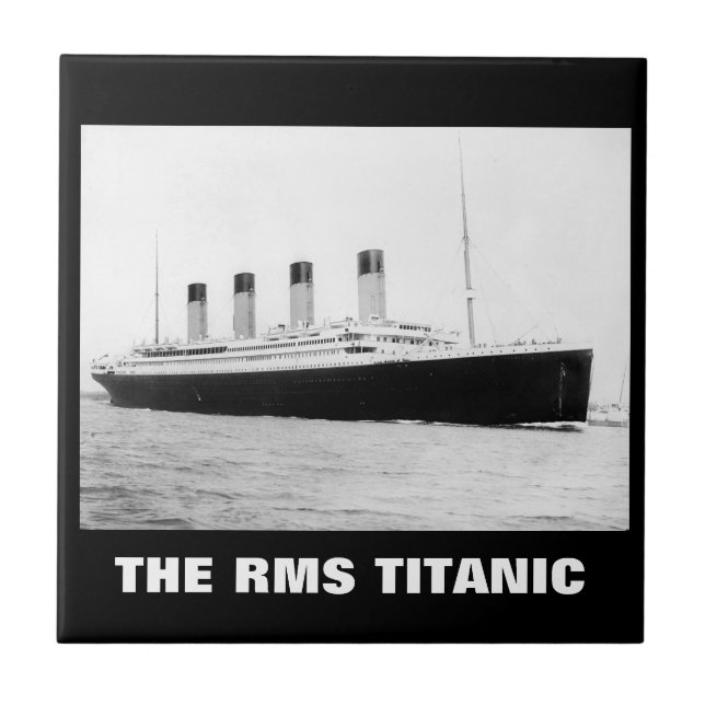 RMS Titanic Fahrgastfährschiff Fliese (Vorderseite)