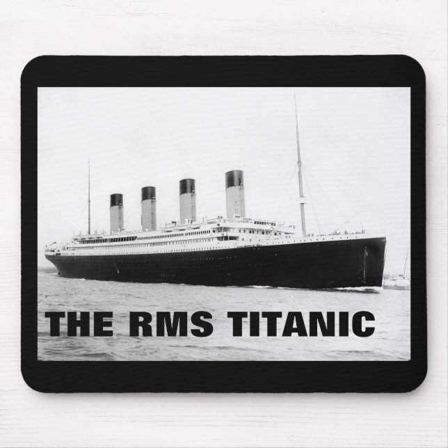 RMS Titanic Fahrgastfährschiff Mousepad (Vorne)