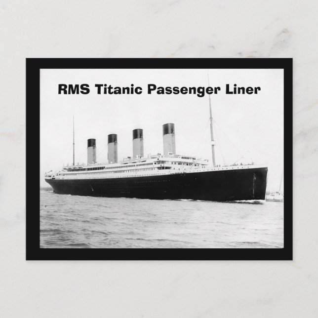 RMS Titanic Fahrgastfährschiff Postkarte (Vorderseite)