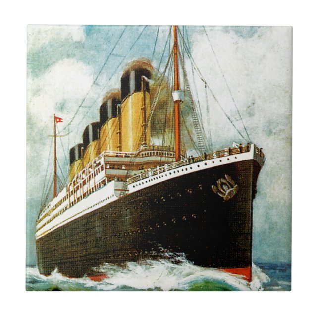 RMS Titanic Fliese (Vorderseite)