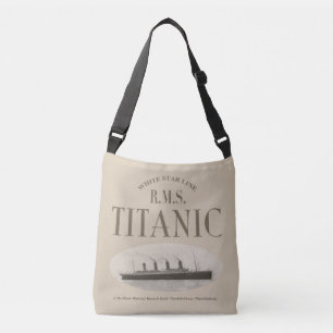 RMS Titanic Ghost Ship Sepia Crossbody Bag Tragetaschen Mit Langen Trägern