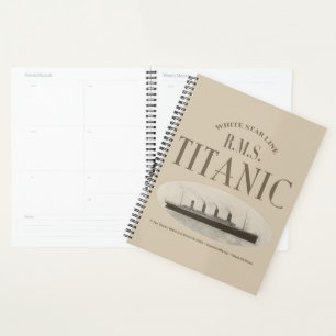 RMS Titanic Ghost Ship Sepia Planer
