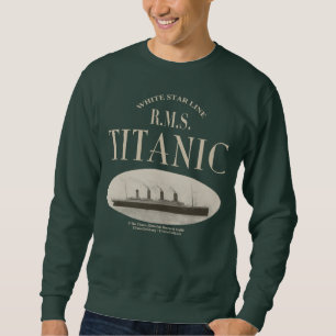 RMS Titanic Ghost Ship Sepia Sweatshirt