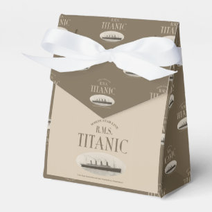 RMS Titanic Ghost Ship Sepia Zelt Gefallen Box Geschenkschachtel
