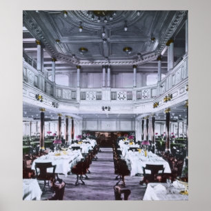 RMS Titanic Grand Dining Room Luxus Poster