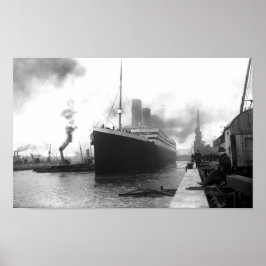 RMS Titanic in Southampton - 1912 Poster