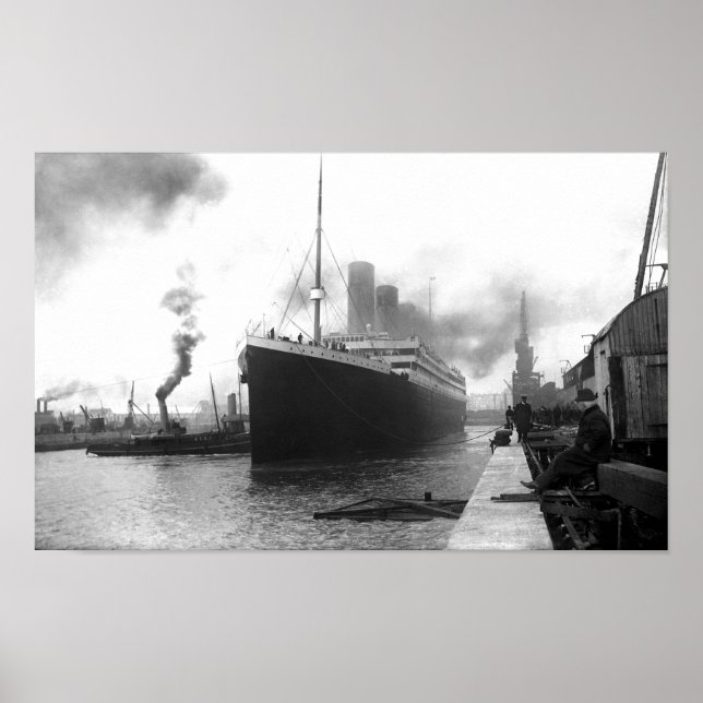 RMS Titanic in Southampton - 1912 Poster (Vorne)