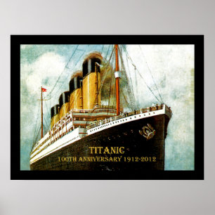 RMS Titanic Leinwand zum 100. Jahrestag Poster