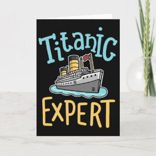 Rms Titanic Lustiger Experte Retro Kreuzfahrtschif Karte