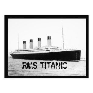 RMS Titanic Passenger Liner  Fotodruck
