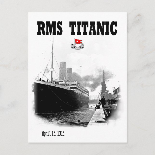 RMS Titanic Postkarte (Vorderseite)