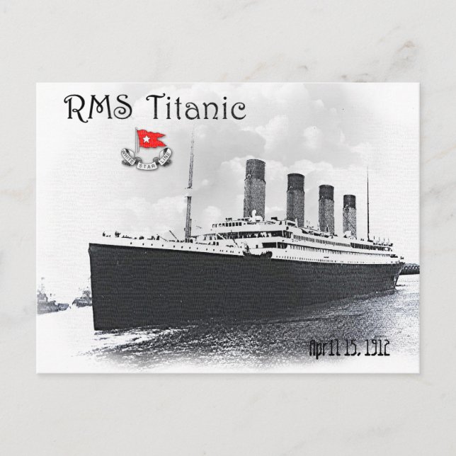 RMS Titanic Postkarte (Vorderseite)