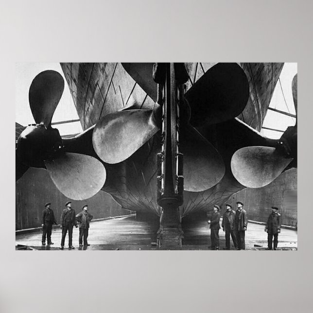 RMS TITANIC Propeller Poster (Vorne)