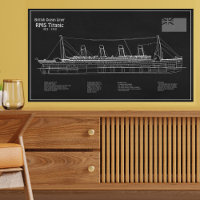 RMS Titanic Ship Blueprint Plans PBD