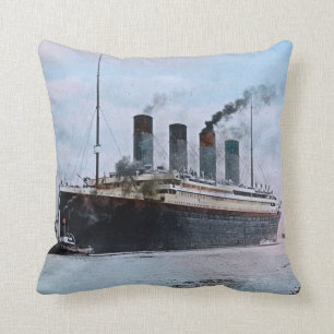 RMS Titanic Southampton Jungfernfahrt Vintage 1912 Kissen