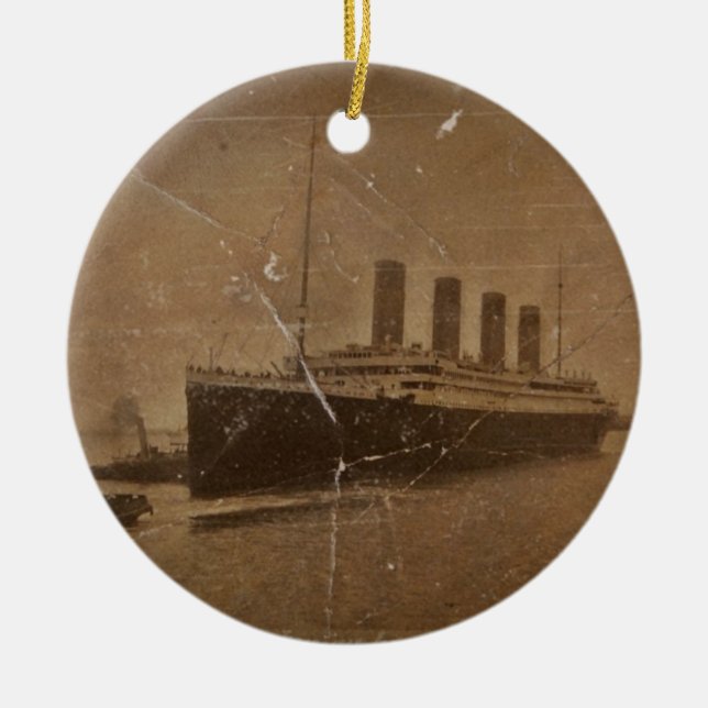RMS Titanic Southampton Keramikornament (Vorne)