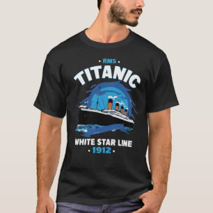 rms titanic white star line 1912 T-Shirt