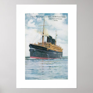 RMS Viceroy aus Indien Poster