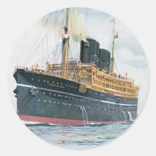 RMS Viceroy of India Runder Aufkleber