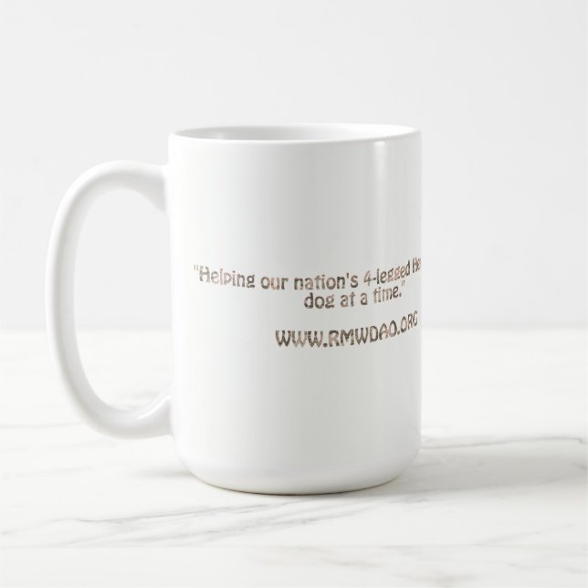 RMWDAO Slogan-Tasse Tasse (Links)