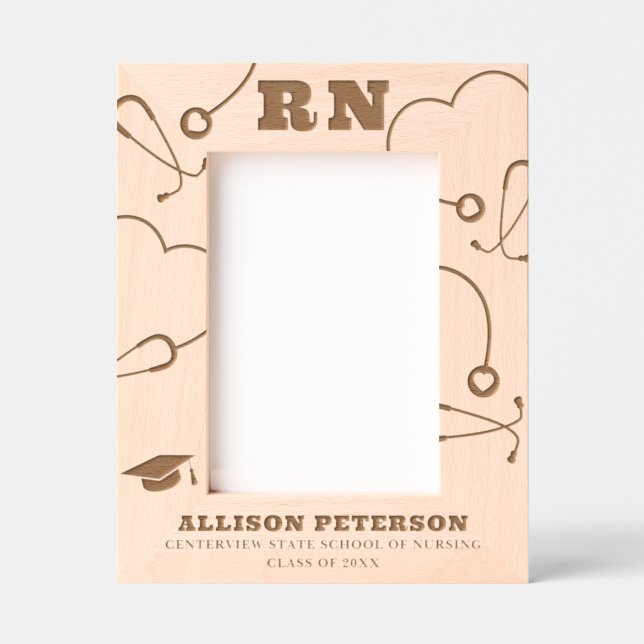 RN Abschluss Geätzte Rahmen (Vorderseite)