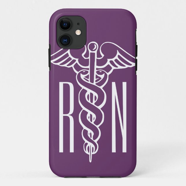 Rn-ausgebildete Krankenschwester iPhone Case-Mate iPhone Hülle (Rückseite)