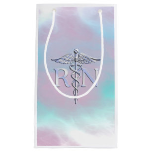 RN Caduceus Medical Mother Pearl Decor Kleine Geschenktüte