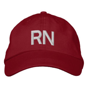 RN hat - rot Bestickte Kappe
