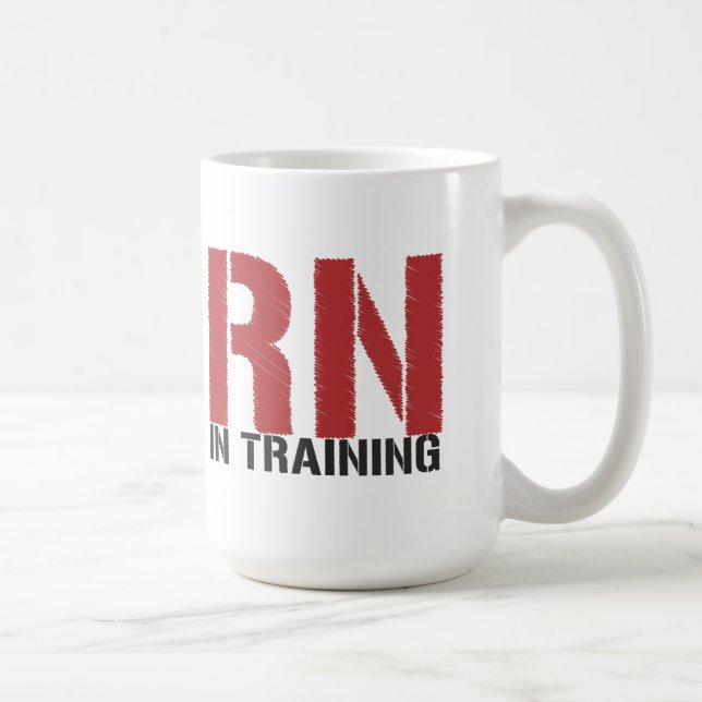 RN im Training (Krankenpflege-Student) Kaffeetasse (Rechts)