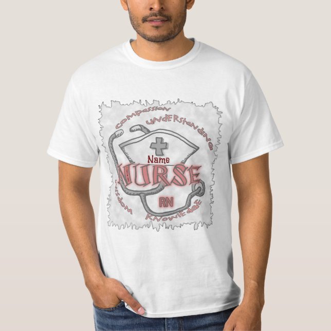 RN-Krankenschwester-Axiom T-Shirt (Vorderseite)