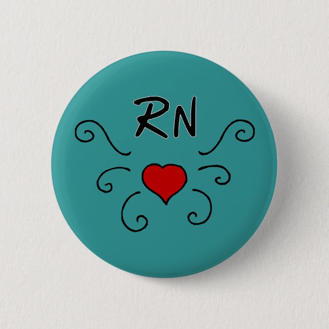 Rn-Liebe-Tätowierung Button (Vorderseite)