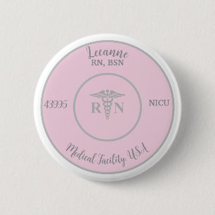 RN-Logo, rosa ID-Taste Button
