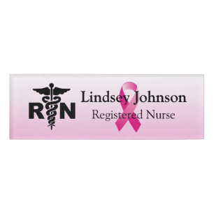 RN Nurname und Position Tag Namenschild