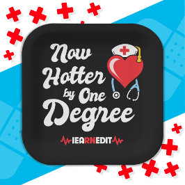 RN Nurse Abschluss I verdient Registered Nurse Pappteller